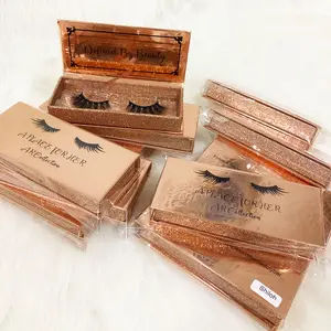 mink eyelash with custom packaging siberian 3d mink eyelash supplier
