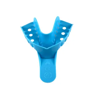 Wegwerp Dental Afdruklepel Plastic Implant Tanden Afdruklepel Voor Tandarts