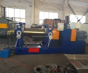 Rubber twee roll mengen mill machine/roller mengen mill machine, plastic twee roll molen/roll rubber open mengen mill