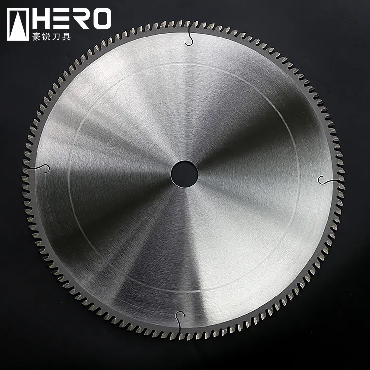 AUK-hojas de sierra circular TCT, para corte de aluminio, 300mm, hoja de sierra de carburo