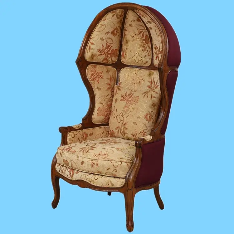 De Lujo Tigre pierna porter tapizado reposabrazos rey silla