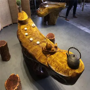 2023 il più nuovo tavolo da pranzo in legno d'ulivo 100% legno massello