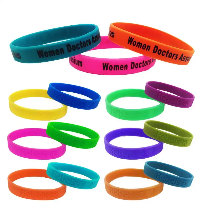 Factory Supply Discount Price Hot Sell Custom 1 Inch Wristband Wrist Band