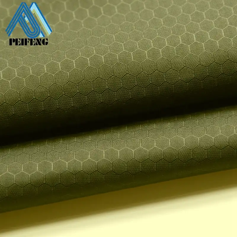 NBFH1398 2,2 OZ de Nylon hexagonal ripstop 74 "ancho hamaca tela de nylon ripstop tiendas tela
