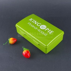 Rojo y verde de la caja de almuerzo con cerradura, lonchera de plástico con tapa - Product Image 2