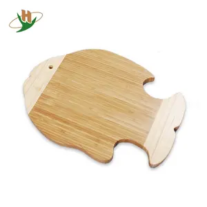 2019 new arrival custom bamboo animal fish shape cutting board FDA LFGB Chopping Blocks