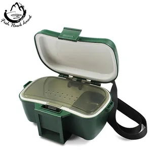 Fishing Live Bait Box Storage Case Earthworm Worm Lure Fly Fishing Tackle plastic fishing Box