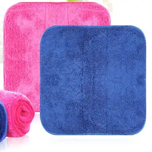 Serviette en cachemire en velours de corail, tissu épais pour ménage Super absorbant, nettoyage de la vaisselle de cuisine, 1 pièce