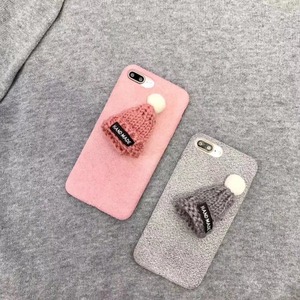 Moda cálida piel peluche caso 3D caso de teléfono para iPhone x 8 8 más 7 7 más 6 s 6 Más - Product Image 2