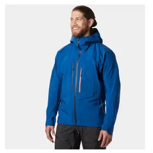 Kabuklar-100% su geçirmez ceket-hava açık ceket standı dokuma kumaş erkekler 100% Polyester yetişkin rüzgar geçirmez ceket DTM