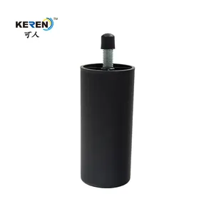 50*45*110mm Black Bed Feet Round Plastic Furniture <strong>Sofa</strong> Feet <strong>Legs</strong> <strong>for</strong> <strong>Replacement</strong> - Product Image 1