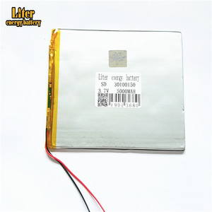 Rechargeable 5000 mah's 30100150 lithium polymer battery 3,7 V lipo Cellular - Product Image 2