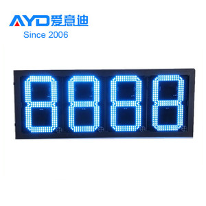 Chine DongGuan LED bonne qualité écran LED extérieur changement sans fil 7 segments LED chiffre 8 panneau d'affichage - Product Image 4