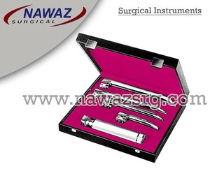 Ensemble de laryngoscope personnalisé de vente chaude Instruments chirurgicaux en acier inoxydable de haute qualité Lames de laryngoscope avec poignée - Product Image 2