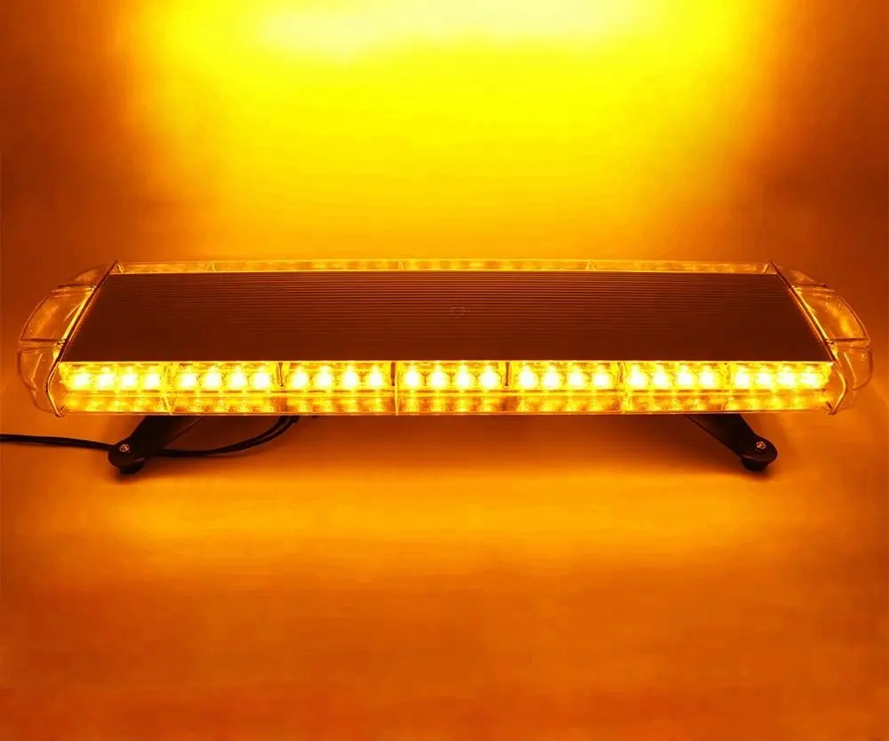 90cm/35 inch barra luminosa a led del veicolo di emergenza di avvertimento lightbar del supporto del tetto dell'automobile flash strobe lightbar avvertimento ha condotto la luce bar