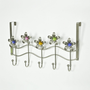 Gancho Simple montado en la pared, forma de rayo, 3 sombreros, negro - Product Image 6