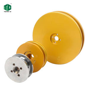 Licht und starke Magnesium aluminium legierung stick gummi räder für hydraulische draht sah maschine ersatzteile - Product Image 3