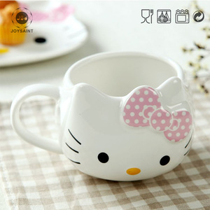 Venta caliente Pink <span class=keywords><strong>Kitty</strong></span> para niños sublimación taza del gato como regalos <span class=keywords><strong>Hello</strong></span> <span class=keywords><strong>Kitty</strong></span> patrón taza - Product Image 2