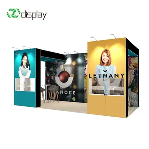 Advertising Standard Aluminum arch backdrop stand Pop Up Modular Showcase Display Wall 20 ft Yier Wholesale Supplier