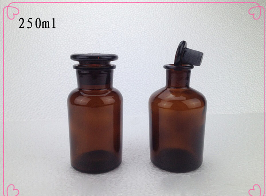 Haonai hot sale bulk pharmaceutical amber Glass medicine bottle