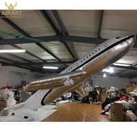Avion gonflable, en argent sterling, modèle personnalisé