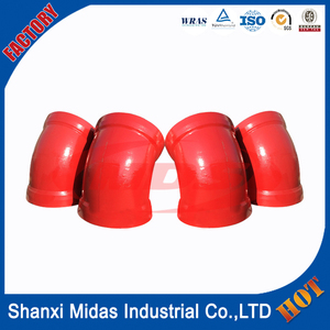 ISO2531 hierro dúctil di radio largo socket weld elbow pipe fitting - Product Image 1