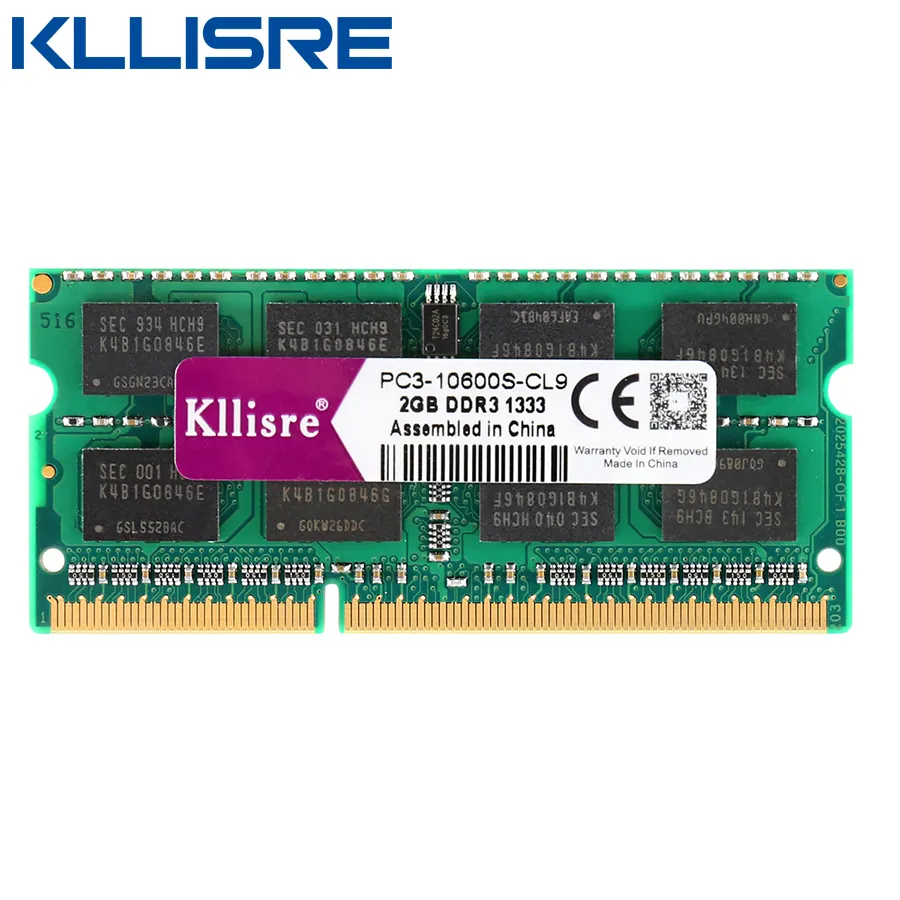 Kllisre DDR3 2GB Ram 1333Mhz 204pin Sodimm laptop Notebook memory