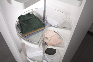 Morden Möbel Kleiderschrank Zubehör drehbares Regal für Eckschrank Kleiderschrank Kleidung Organisator Schlafzimmerschrank - Product Image 4