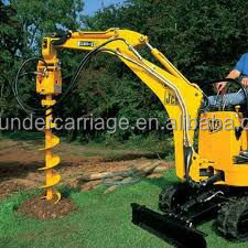 Hydraulic earth <strong>auger</strong> drill deep hole drill for sumitomo <strong>hyundai</strong> kobelco hitachi for crawler and excavator - Product Image 1