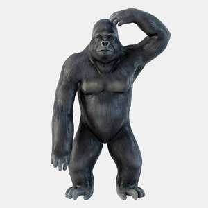 Custom 3D <strong>Gorilla</strong> <strong>Statue</strong> - Product Image 4