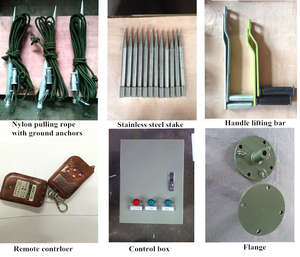 8m móvil motorizado TV Antena telescópica mástil - Product Image 3