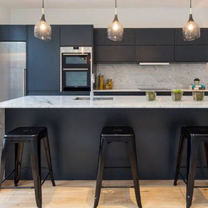 מכירה לוהטת מותאם אישית נירוסטה מטבח כיור ארון יבוא מטבח ארונות מסין חדש מטבח מלא עיצוב - Product Image 6