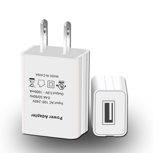 Adaptateur secteur USB de haute qualité certifié CE FCC SAA, prise EU US, charge rapide 5W, <span class=keywords><strong>chargeur</strong></span> mural 5v 1a blanc en vrac Aus - Product Image 4