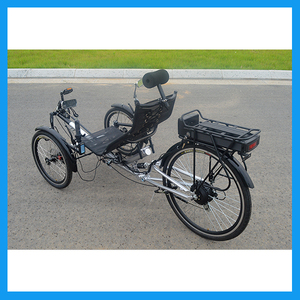 ZZMERCK Eléctrica Plegable Pedal Assist Bicicleta Reclinada para Adultos - Product Image 1