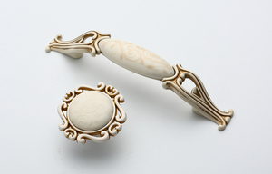 منتجات جديدة درج مطبخ الزنك السيراميك مقابض للخزانة - Product Image 4