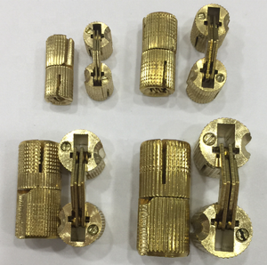 ठोस पीतल सिलेंडर काज बैरल काज <span class=keywords><strong>180</strong></span> डिग्री छुपा काज - Product Image 2