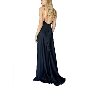 2025 abito senza spalline a spalla Modulare Sexy Slim Fit tinta unita <span class=keywords><strong>nero</strong></span> Beige rosso Casual schiena lunga donna abito da sera da festa - Product Image 6