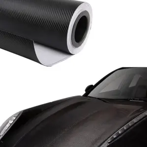 프리미엄 등급 자동차 3d 탄소 섬유 비닐 랩 접착 바디 비닐 필름
