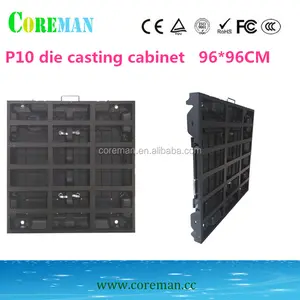 Led modules p10 outdoor kast size 96x96 p8 led kabinet case