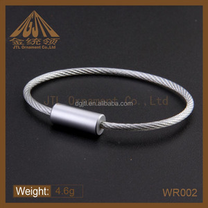 Mode hochwertige Edelstahl draht Schlüssel ring Serie - Product Image 5