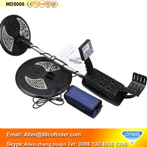 <span class=keywords><strong>MD5008</strong></span> yüksek algılama derinliği itibar yeraltı arama <span class=keywords><strong>Metal</strong></span> dedektörü İki arama bobinleri