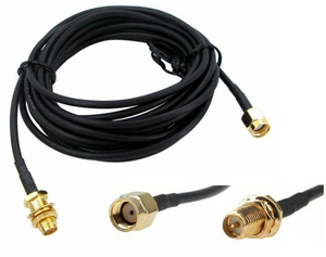 SMA erkek <span class=keywords><strong>RG6</strong></span> 50rg59 koaksiyel konnektör montajı 50ohm empedans DC-12GHz frekans ile esnek RF kablosu - Product Image 2