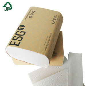 <span class=keywords><strong>Essuie</strong></span>-mains en <span class=keywords><strong>papier</strong></span> à plis multiples gaufré en pâte vierge blanche de vente directe bon marché d'usine - Product Image 4