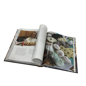 Impression de livre de cuisine relié de haute qualité personnalisée, impression en couleur pleine page, papier et carton, service d'impression de livre de recettes gastronomiques - Product Image 2