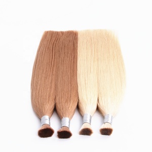 Trinh Nữ Đôi rút ra Nga tóc bó Remy chất lượng hàng đầu lớp biểu bì tóc tóc con người số lượng lớn - Product Image 1