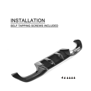 Diffuseur de pare-chocs de voiture Big Fins en fibre de carbone F87 M2 pour BMW M2 Série 2 16-17 - Product Image 4