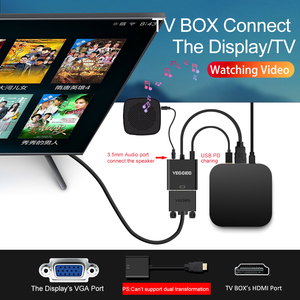 10 yıl fabrika deneyimi HDMI VGA 3 + 6 altın kaplama destek 1080P adaptörü dizüstü projektör TV kutusu - Product Image 5