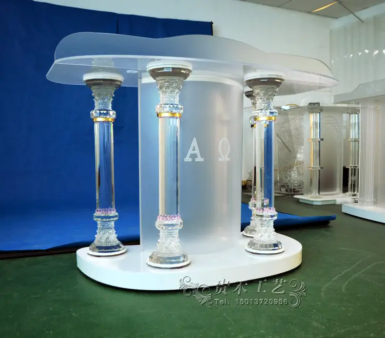 Акриловый стол AKLIKE, стеклянная кафедра, церковный подиум, новейший дизайн, элегантная благородность