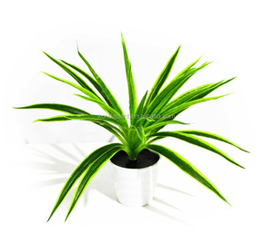 <span class=keywords><strong>En</strong></span> plastique artificielle grand vert <span class=keywords><strong>quitte</strong></span> la <span class=keywords><strong>maison</strong></span> décoration artificielle feuilles - Product Image 3