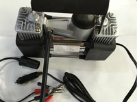 Gonfleur de pneus à Double cylindre robuste, Mini pompe de voiture Portable, compresseur d'air de voiture numérique 12v